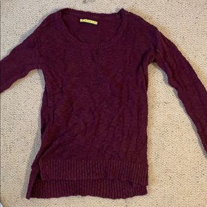 Women’s Maroon Knit Sweater